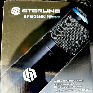 Sterling Microphones for audio recording/podcasts